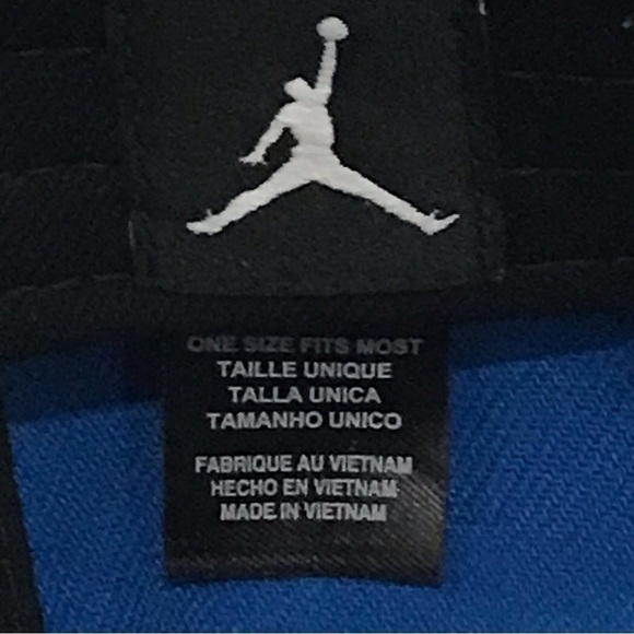 Michael Jordan Jumpman Adjustable Clasp Blue Ball Cap - Picture 5 of 16